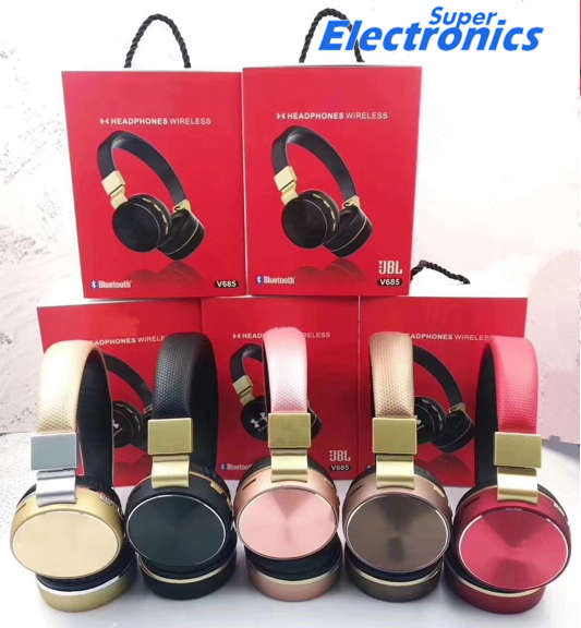 V685 Wireless Bluetooth Headphoe - Pink