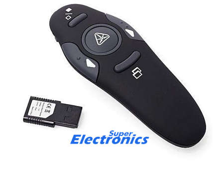 Wireless Presenter with Laser Pointer - Black