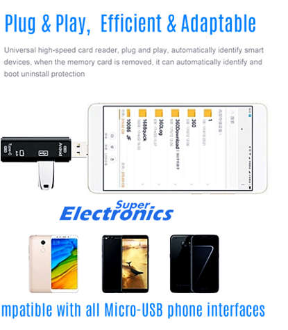 OTG Multi Card Reader 5 in1