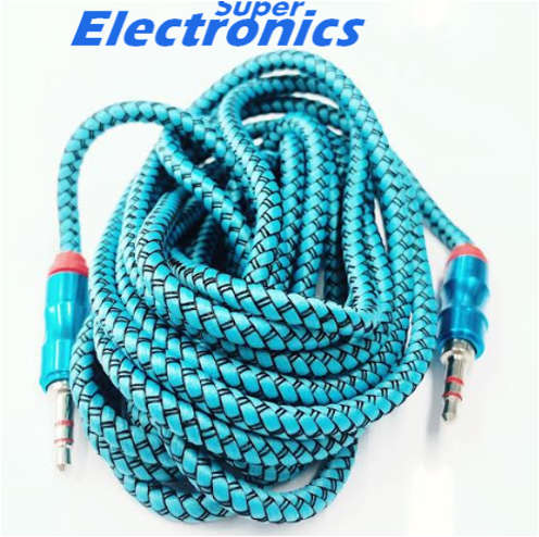 High Qaulity Aux Cable 3M - blue