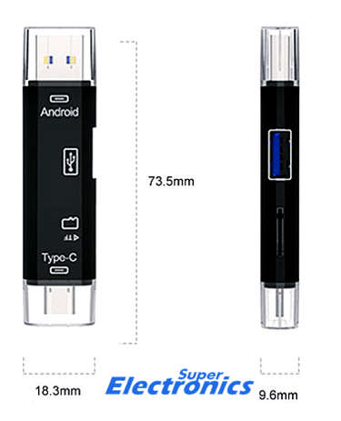 OTG Multi Card Reader 5 in1