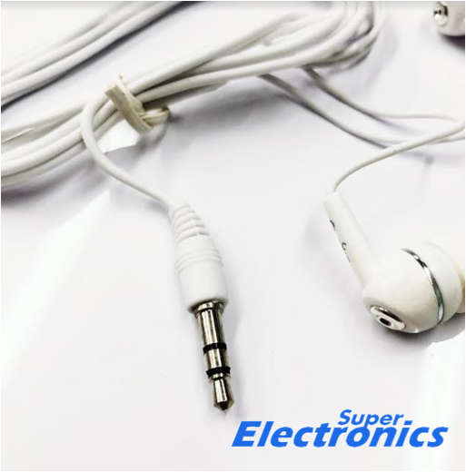 MP3 Earphones - white