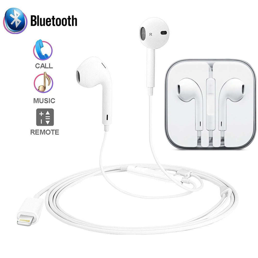 Lightning Earphone for iOS systems In-Ear Bluetooth Earphone Stereo