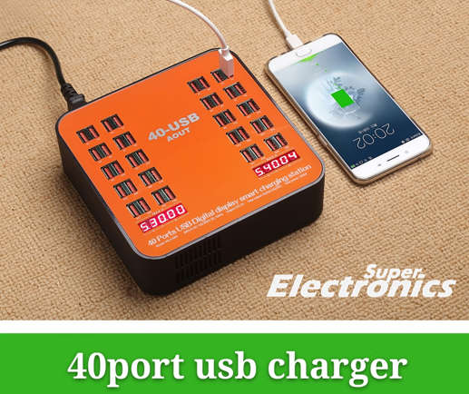 Smart 40 Ports USB Fast Charging Hub