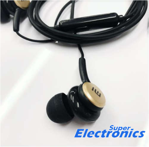 Generic Mi Earphones - Black and Gold