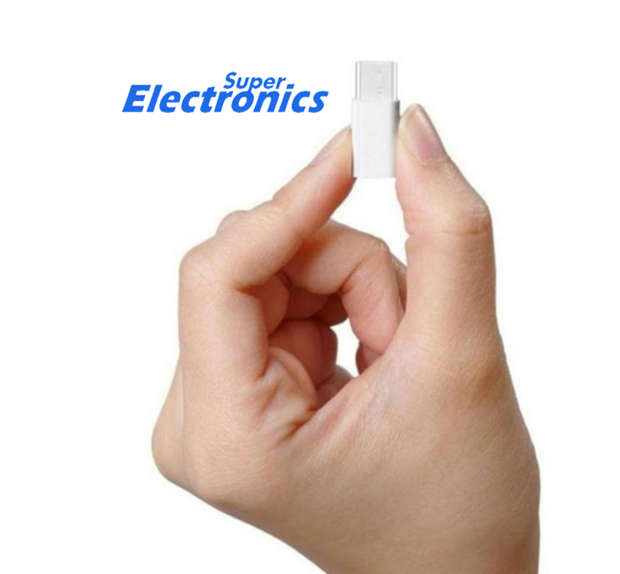 USB 3.1 Type-C Male to Micro USB Female Adapter - white