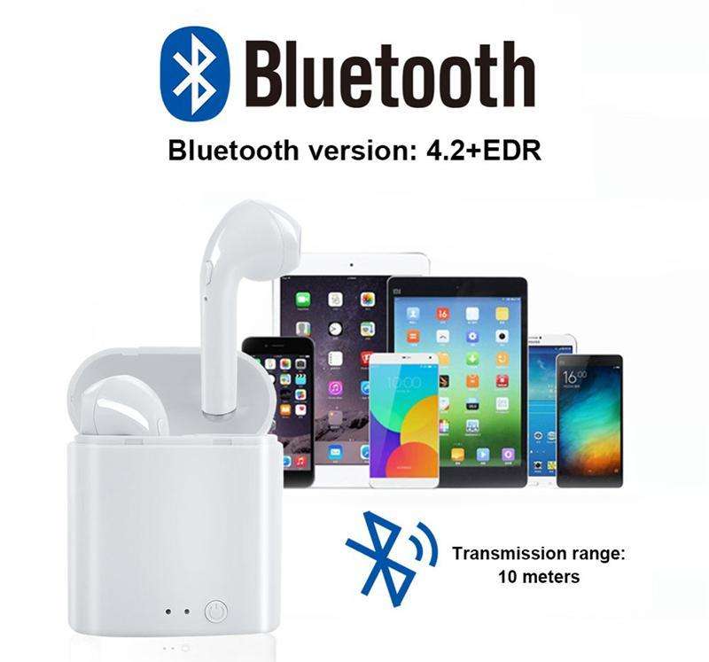 i7-Mini Bluetooth 5.0 TWS Small Wireless Headset Earbuds