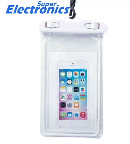 Universal Waterproof Sports Phone Case - white