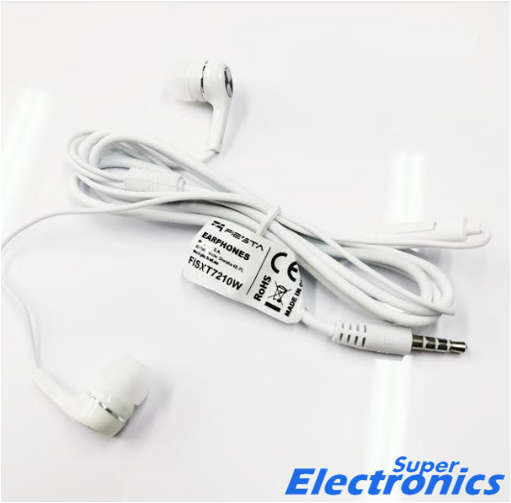 MP3 Earphones - white