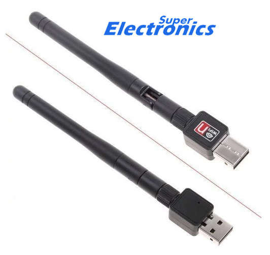 802.11n/g/b 150Mbps Mini USB WiFi Wireless Adapter Network LAN Card w/Antenna