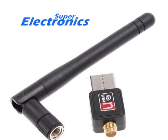 802.11n/g/b 150Mbps Mini USB WiFi Wireless Adapter Network LAN Card w/Antenna
