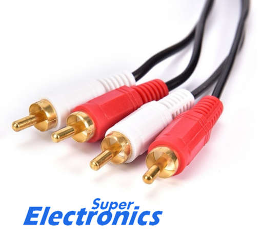 RCA Audio Cables Red and White