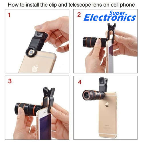 8X Zoom Magnifier Optical Telescope Camera Lens