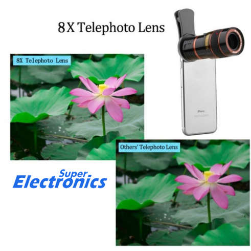 8X Zoom Magnifier Optical Telescope Camera Lens