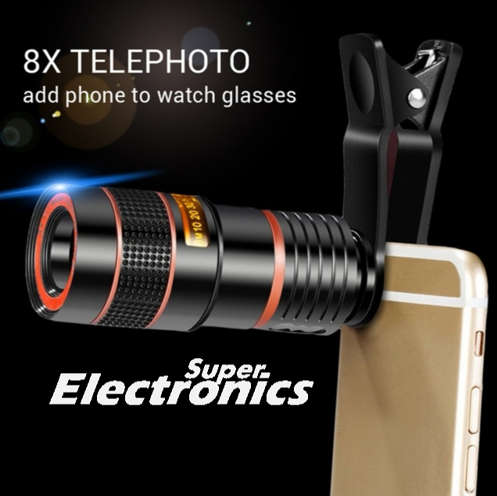 8X Zoom Magnifier Optical Telescope Camera Lens