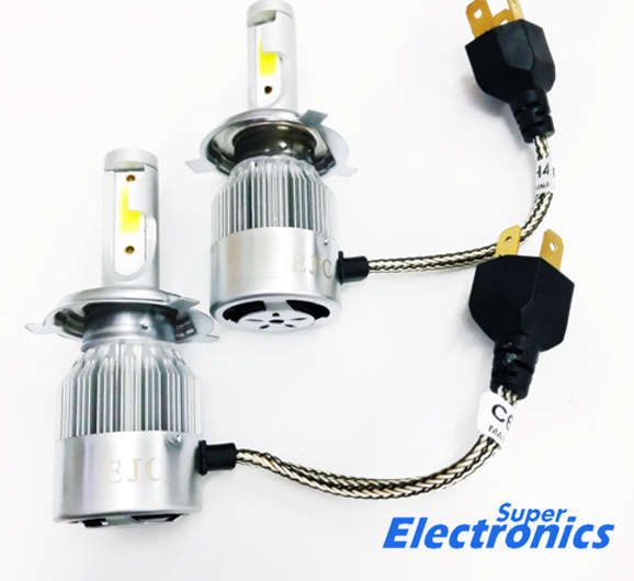 C6 H4 3pin LED Headlight Kit | 3800LM