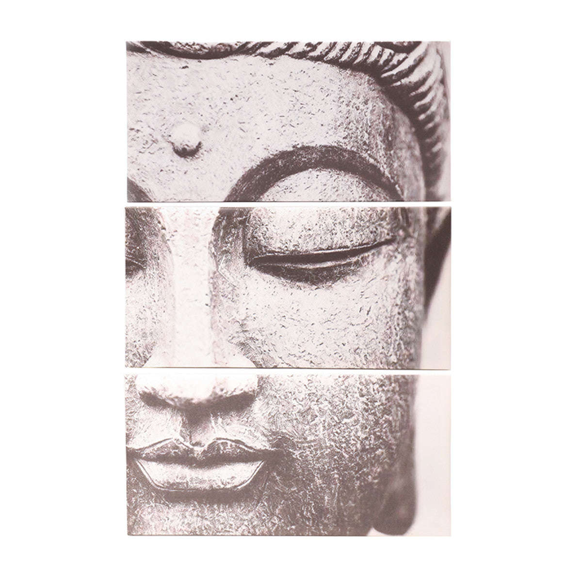 3 Panel Set Modern Buddha Canvas Unframed