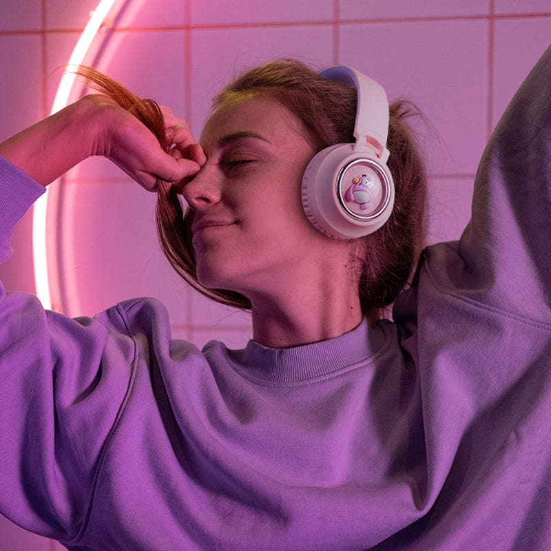Polartec Bubble Bluetooth Headphones  Pink | Wireless Over-Ear Headphones with Bluetooth 5.3 &...