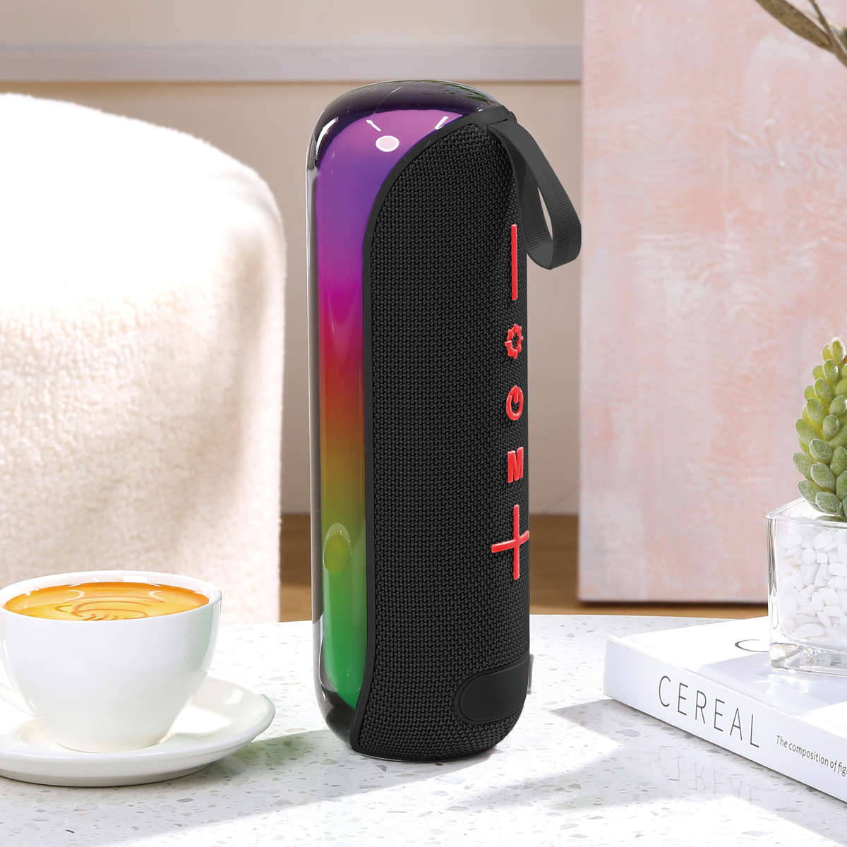 Polartec Glow Bluetooth Speaker  Portable 14W Wireless Speaker with LED Lights & TWS