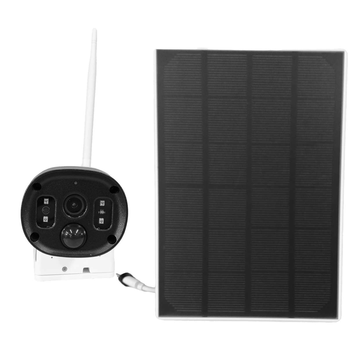 Blaupunkt Solar Home Security Camera  1080P Wireless Wi-Fi Outdoor Security Camera with Solar ...