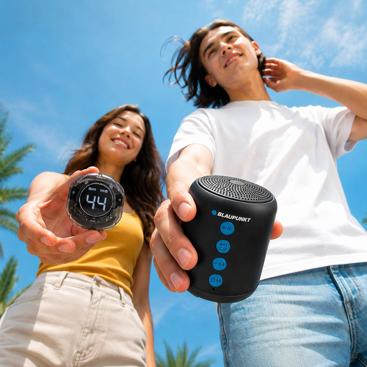 Blaupunkt Musika Bluetooth Speaker & TWS Earbuds Combo  Portable Speaker with Wireless Earbuds...
