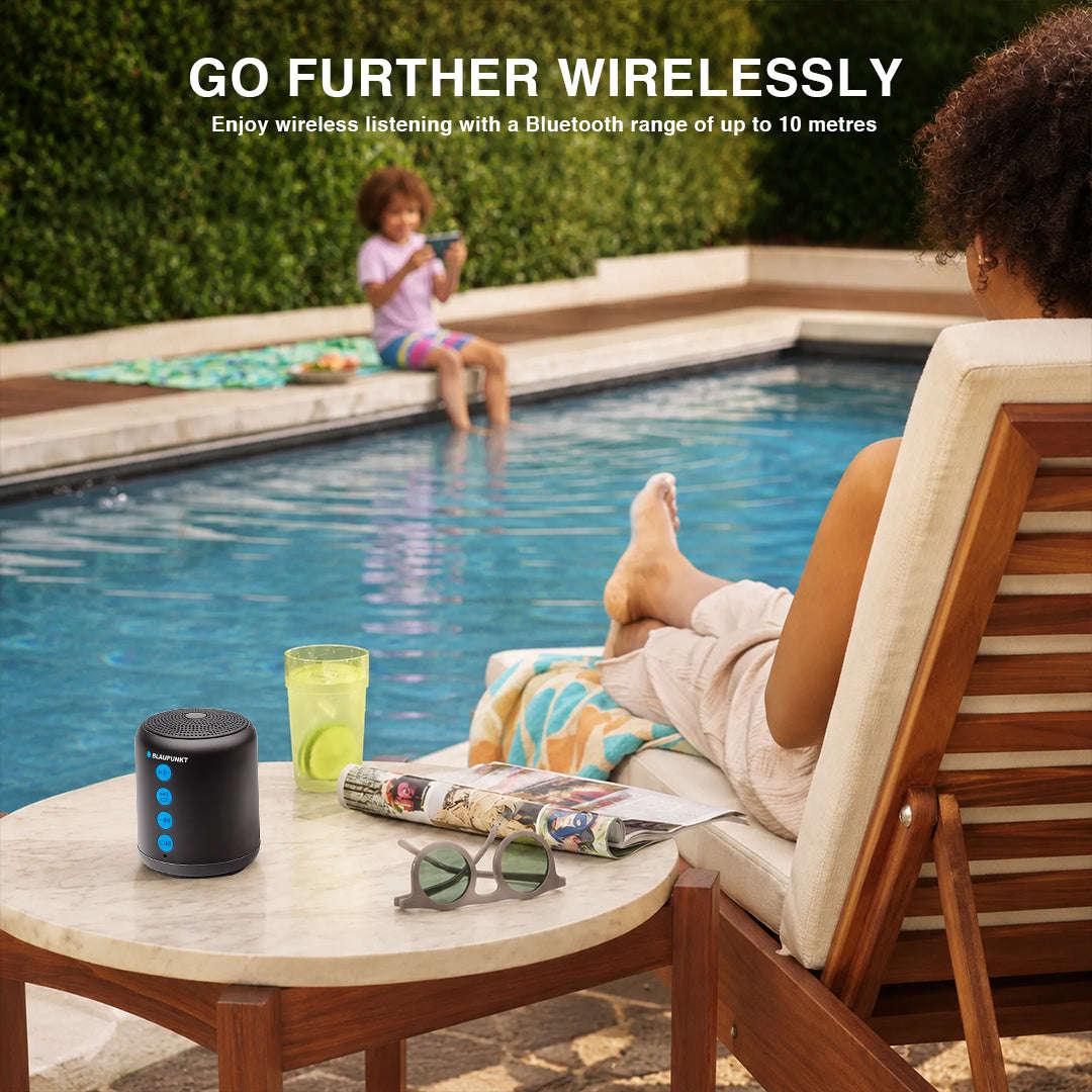 Blaupunkt Musika Bluetooth Speaker & TWS Earbuds Combo  Portable Speaker with Wireless Earbuds...