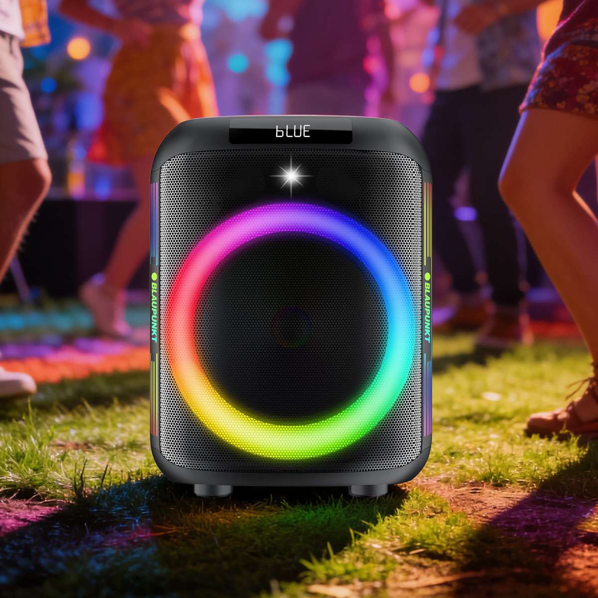 Blaupunkt Harmony 20W Party Speaker  Portable Bluetooth® Speaker with LED Lights & FM Radio