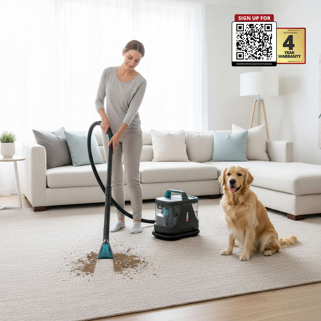 Milex Carpet & Upholstery Cleaner  800W Deep Cleaning Machine for Carpets, Upholstery & Car In...