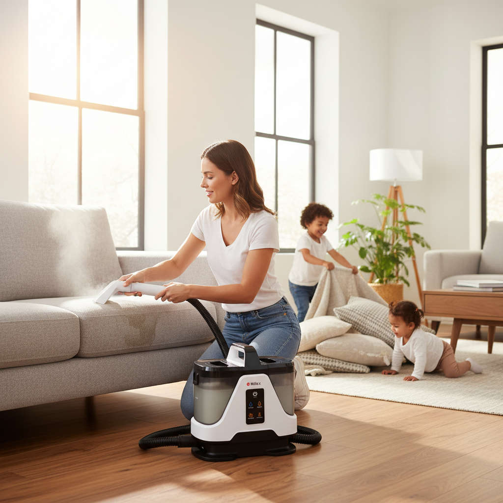 Milex Hydro-Steam Carpet & Upholstery Cleaner  1700W Multi-Function Steam Cleaner