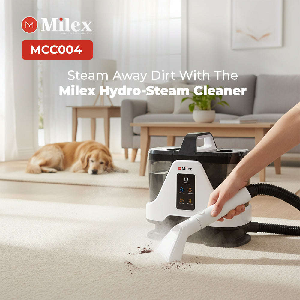 Milex Hydro-Steam Carpet & Upholstery Cleaner  1700W Multi-Function Steam Cleaner