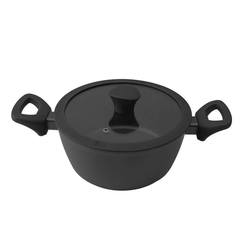 Milex Black Stone 5pc Forged Aluminium Cookware Set