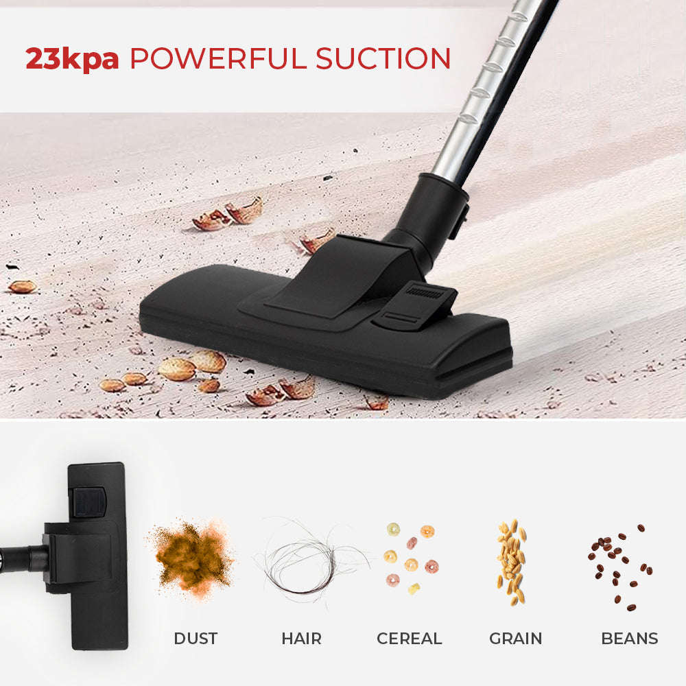 Milex Cyclonic Vacuum  2000W Bagless Vacuum Cleaner with 3.5L Dust Bin