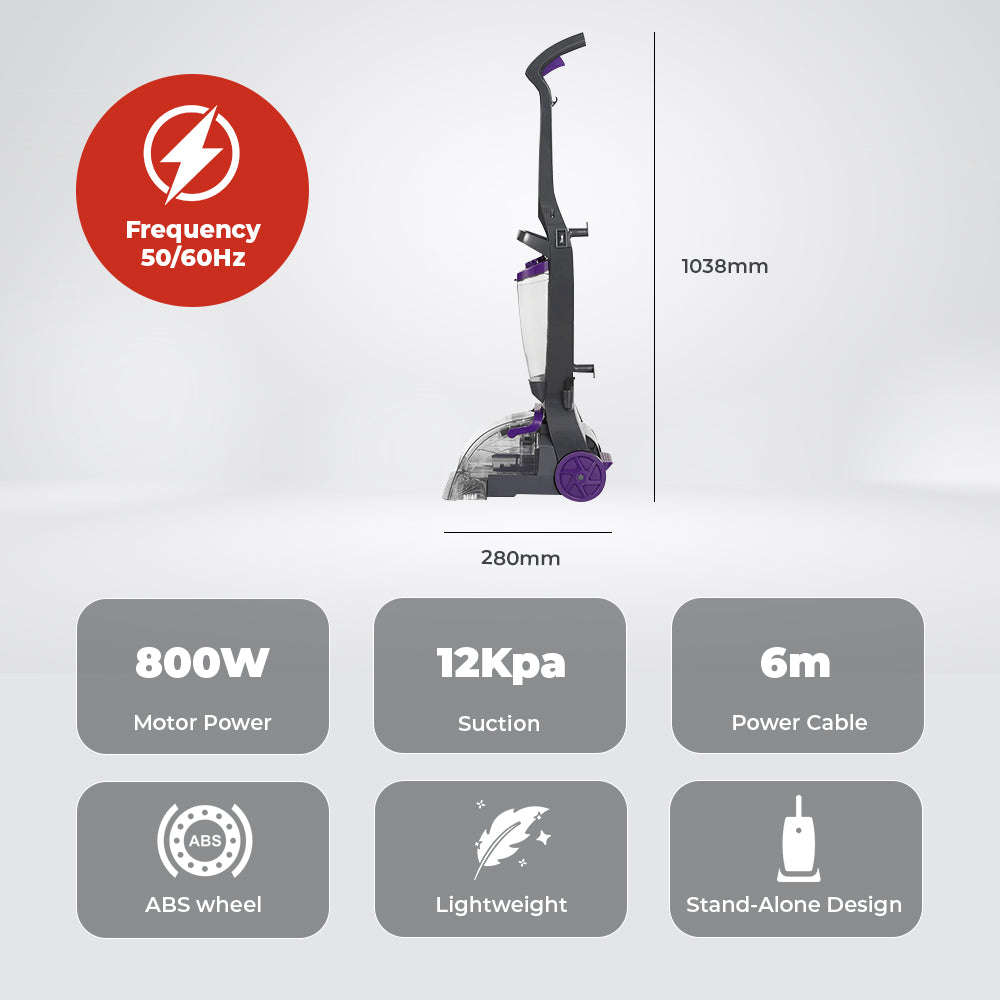 Milex Pro-Pet Shampooer Carpet Cleaner  800W Carpet & Upholstery Cleaner