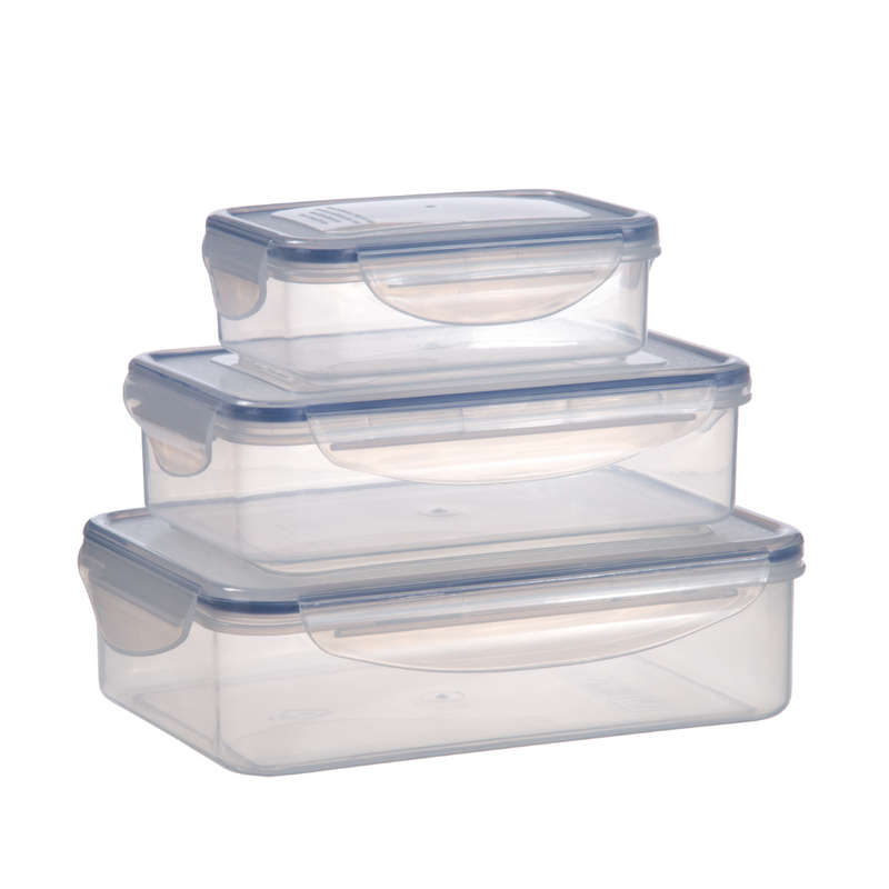 Milex 3 in 1 Rectangular Container Set | Colours May Vary