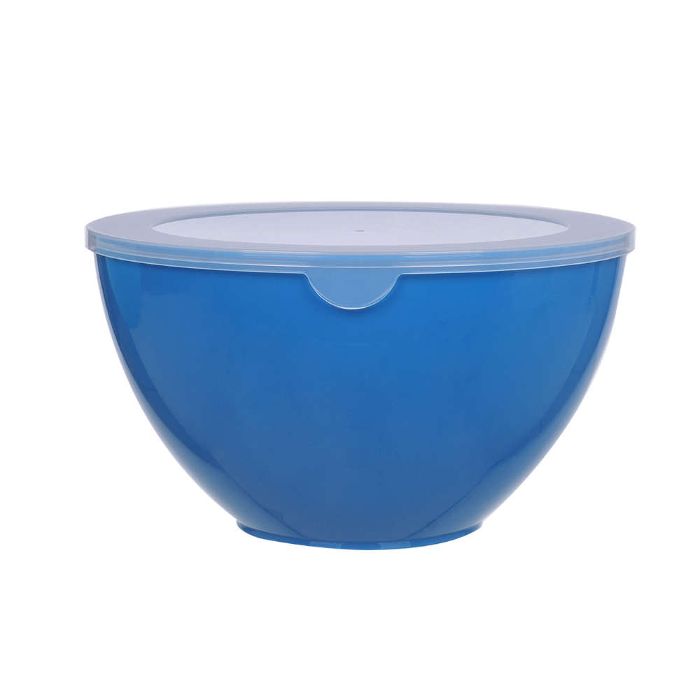 Milex 5-Piece Salad Bowl Set  Nesting Mixing & Serving Bowls with Silicone Lids