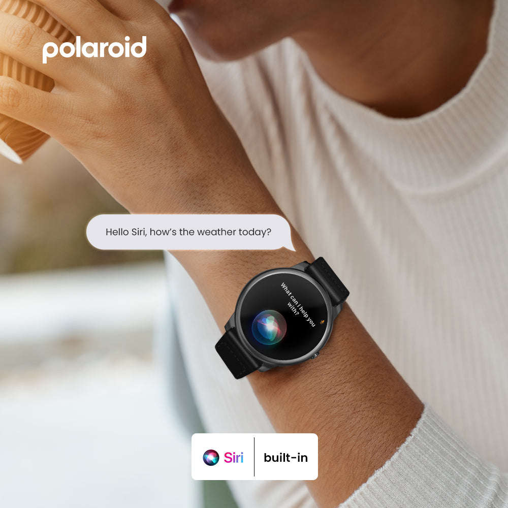 Polaroid Fitness Watch with Single Touch  Bluetooth Calling | 1.28" Full Touch Display | Healt...