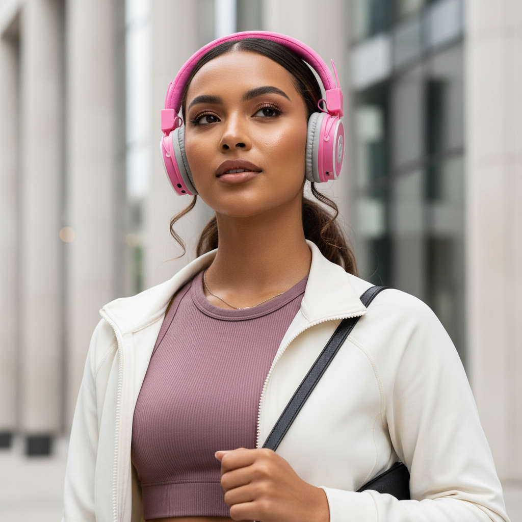 Polaroid Bluetooth Headphones  Wireless Over-Ear Headphones with Microphone | Bluetooth & Wire...