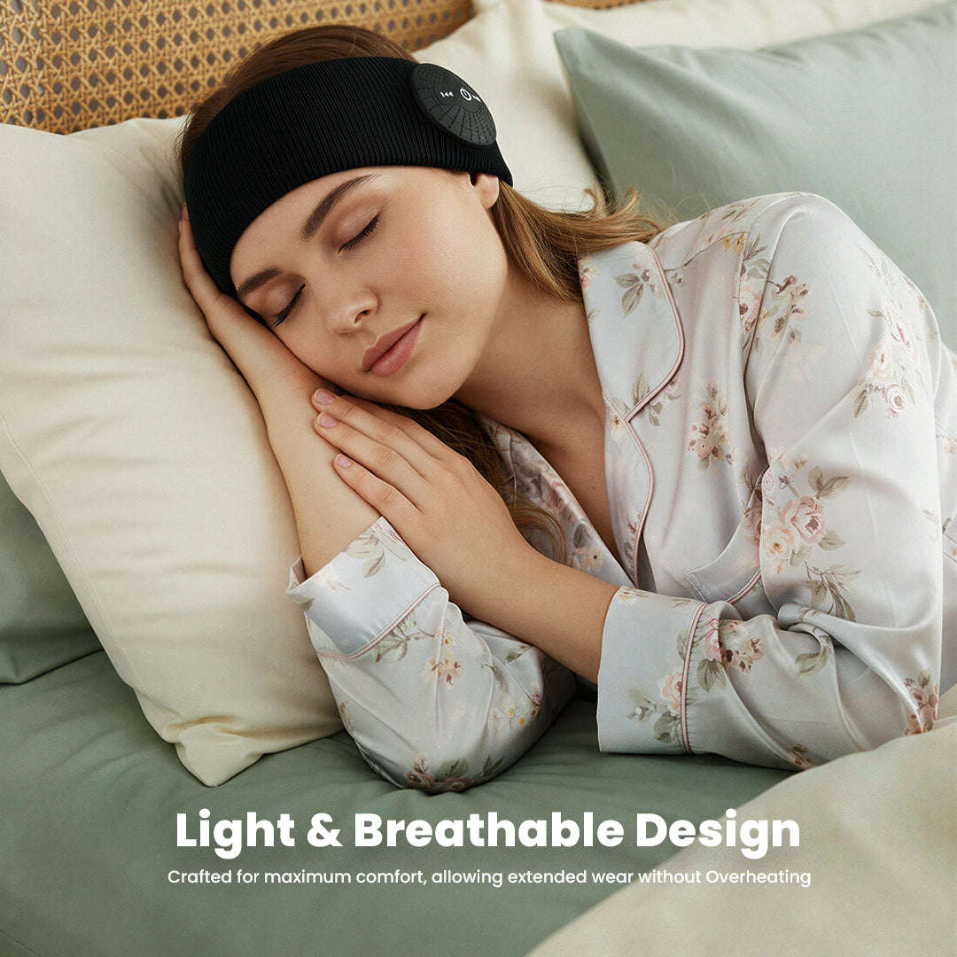 Polaroid Bluetooth Sports Headband  Wireless Bluetooth Headphones | Ultra-Light & Breathable
