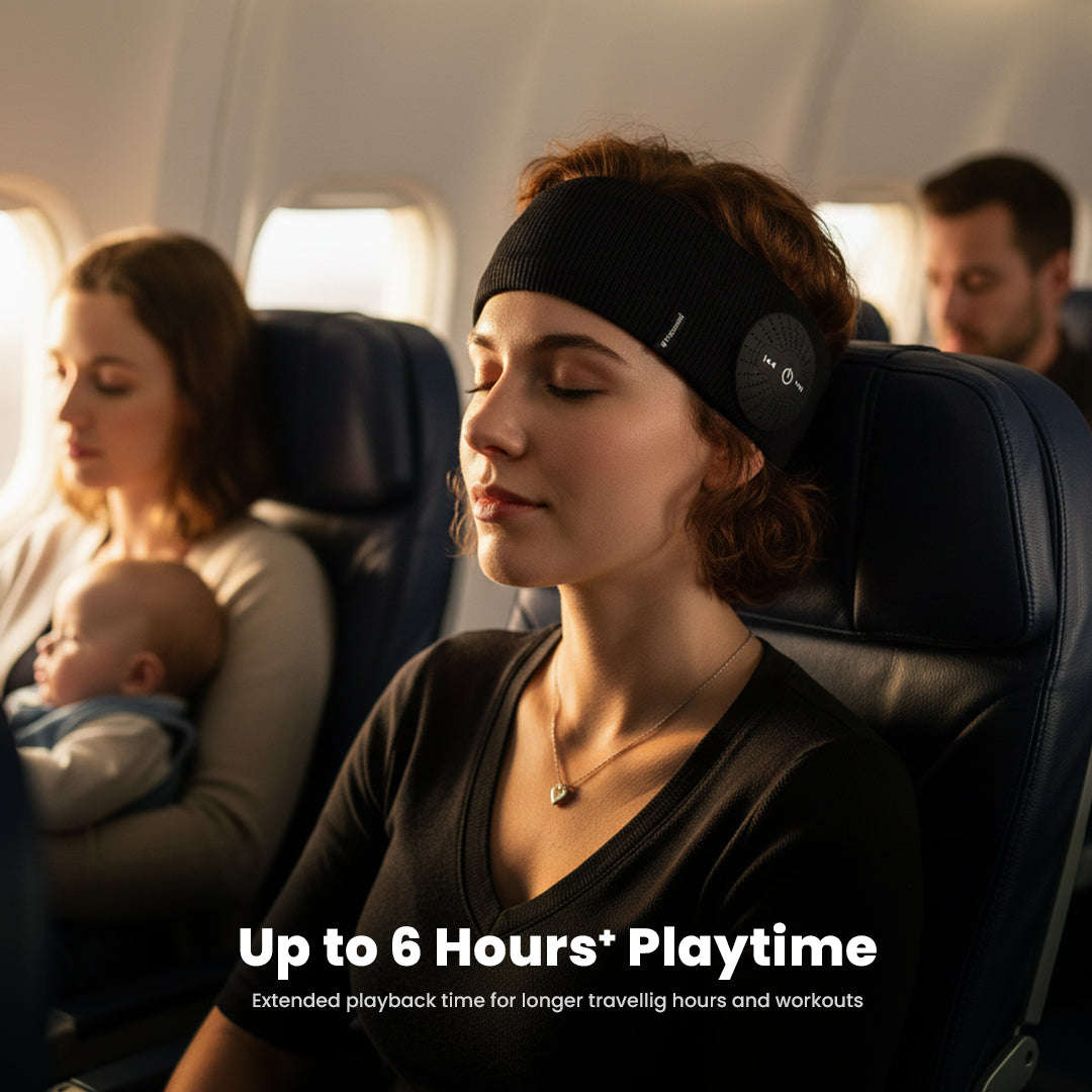 Polaroid Bluetooth Sports Headband  Wireless Bluetooth Headphones | Ultra-Light & Breathable