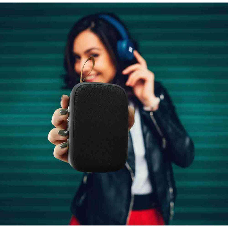 Polaroid Mini Bluetooth Speaker Combo  5W Portable Speaker with FM Radio & 10W RGB TWS Speaker