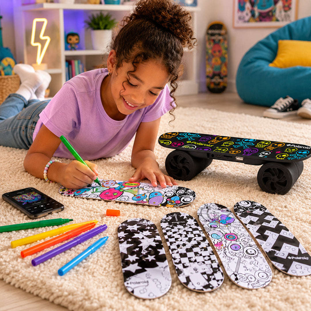 Polaroid Wireless Bluetooth Skateboard Speaker  Portable Bluetooth Speaker | Custom Colouring ...