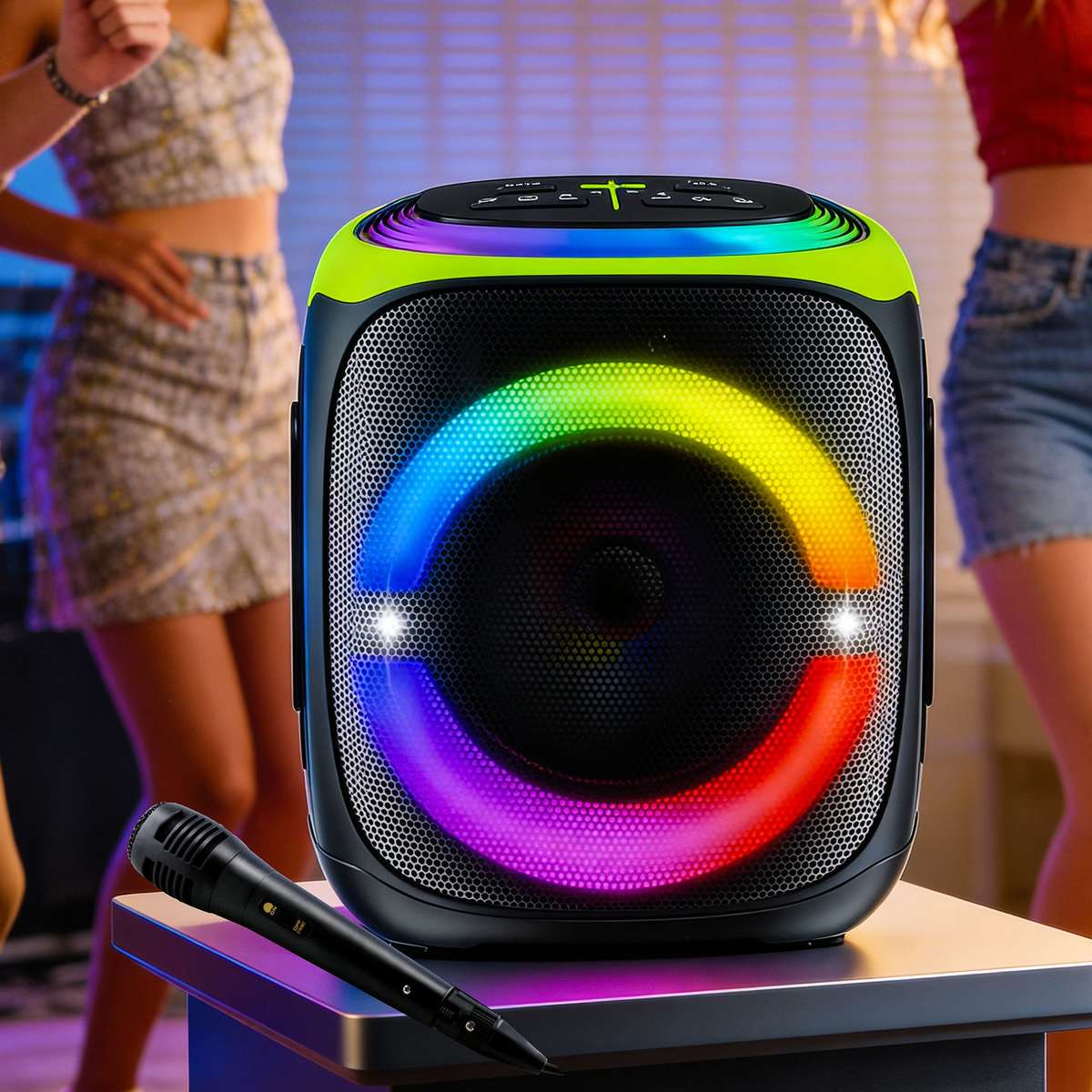Polartec Clarion 60W RMS Party Speaker  Portable Bluetooth Party Speaker with Microphone & LED...
