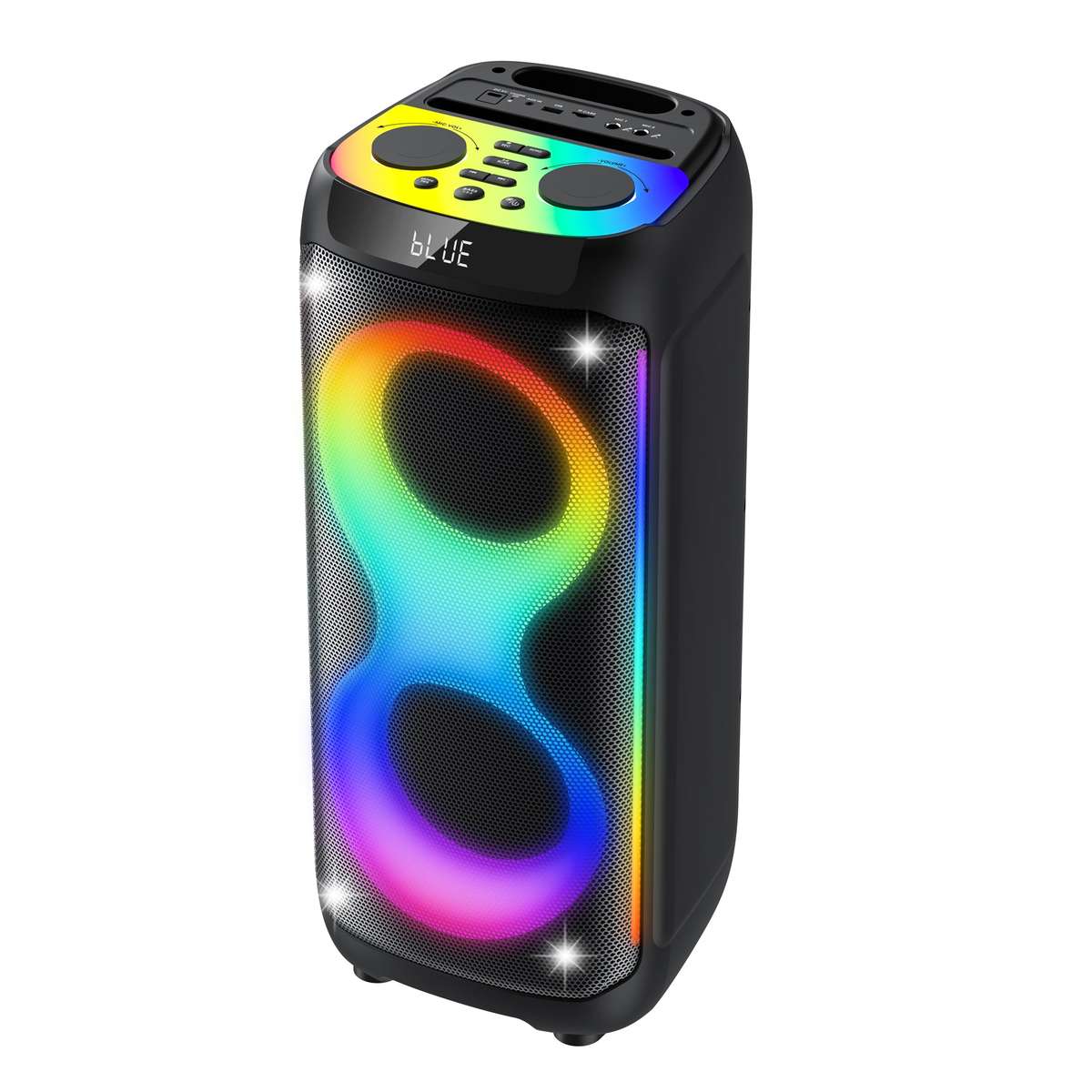 Polartec Eclipse 80W Party Speaker  Portable Bluetooth Party Speaker with LED Lights & Microph...
