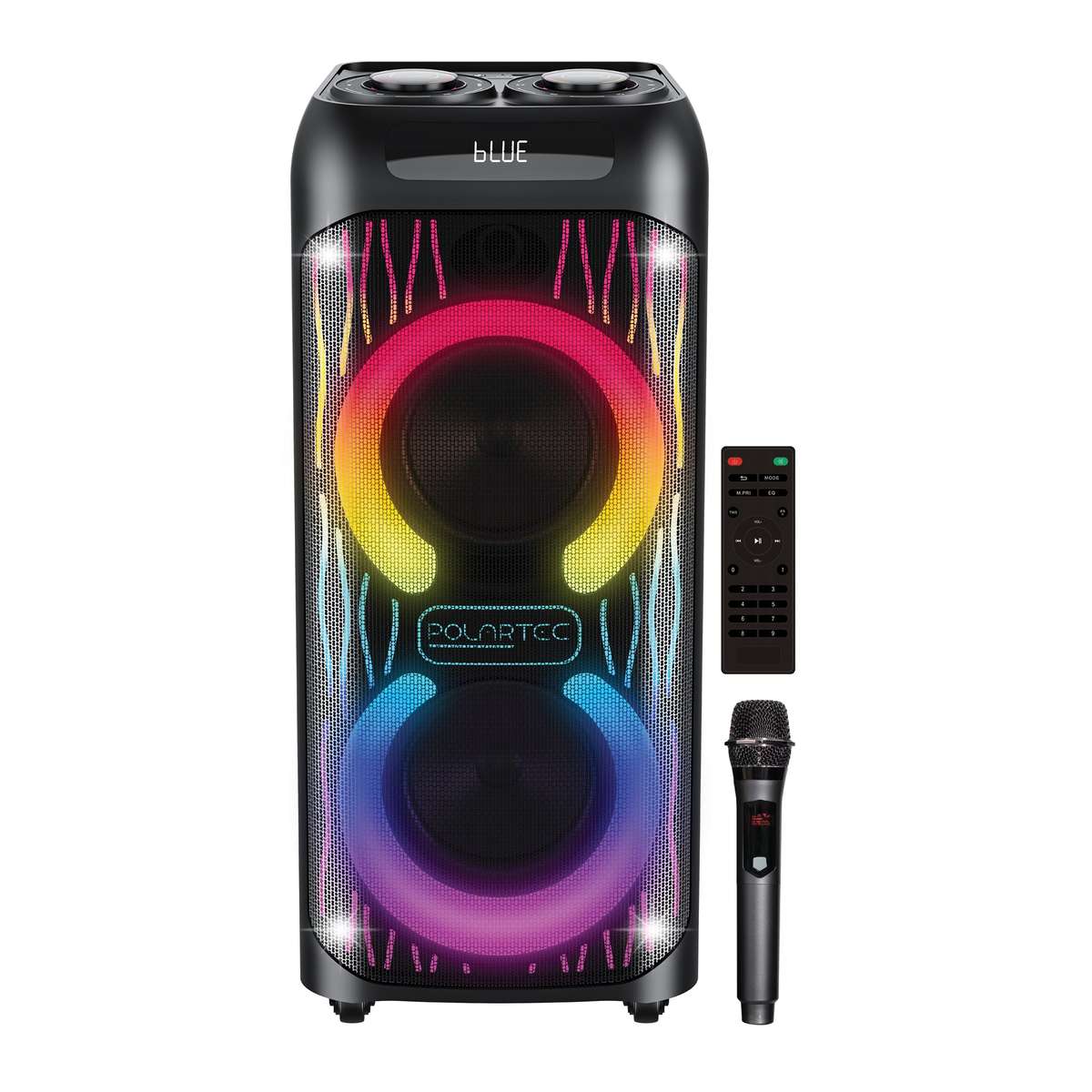 Polartec Viper 100W RMS Party Speaker  Portable Bluetooth Party Speaker with Wireless Micropho...