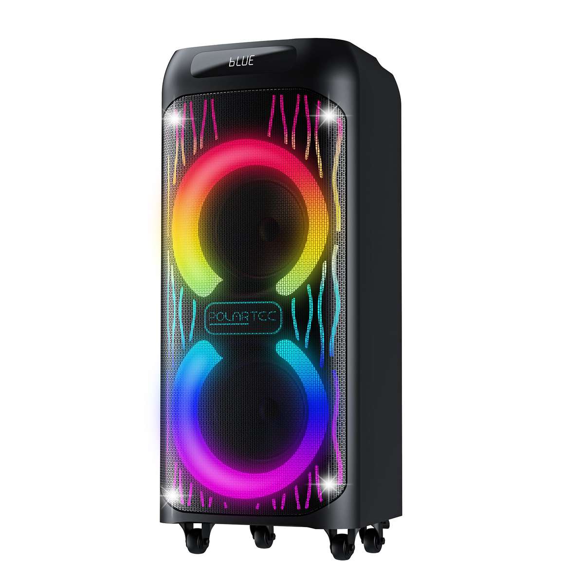 Polartec Viper 100W RMS Party Speaker  Portable Bluetooth Party Speaker with Wireless Micropho...