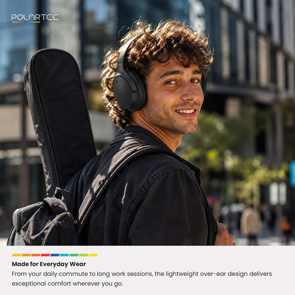 Polartec Aurolux Bluetooth Headphones  40 Hours Playtime | Bluetooth 5.4 Wireless Headphones