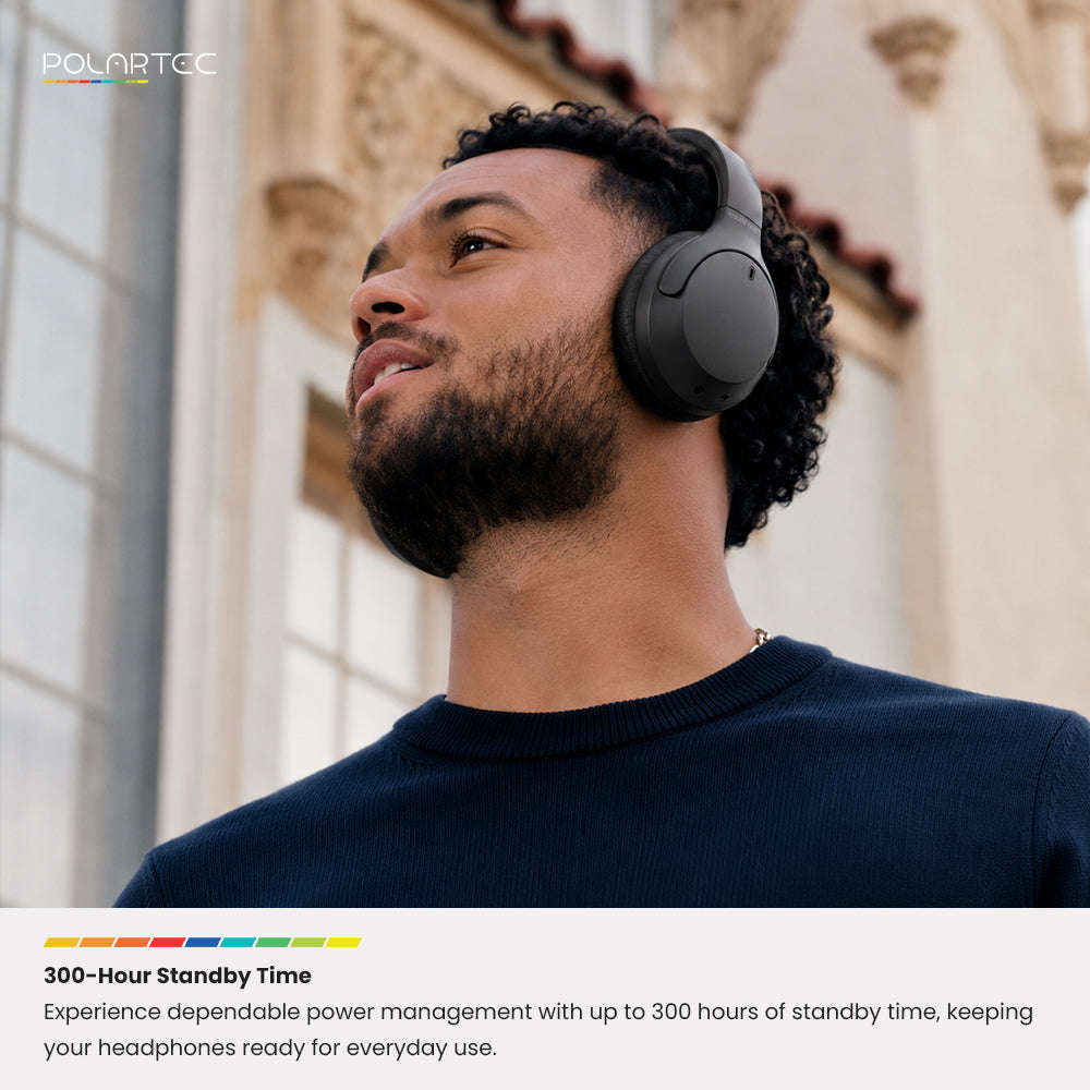Polartec Aurolux Bluetooth Headphones  40 Hours Playtime | Bluetooth 5.4 Wireless Headphones