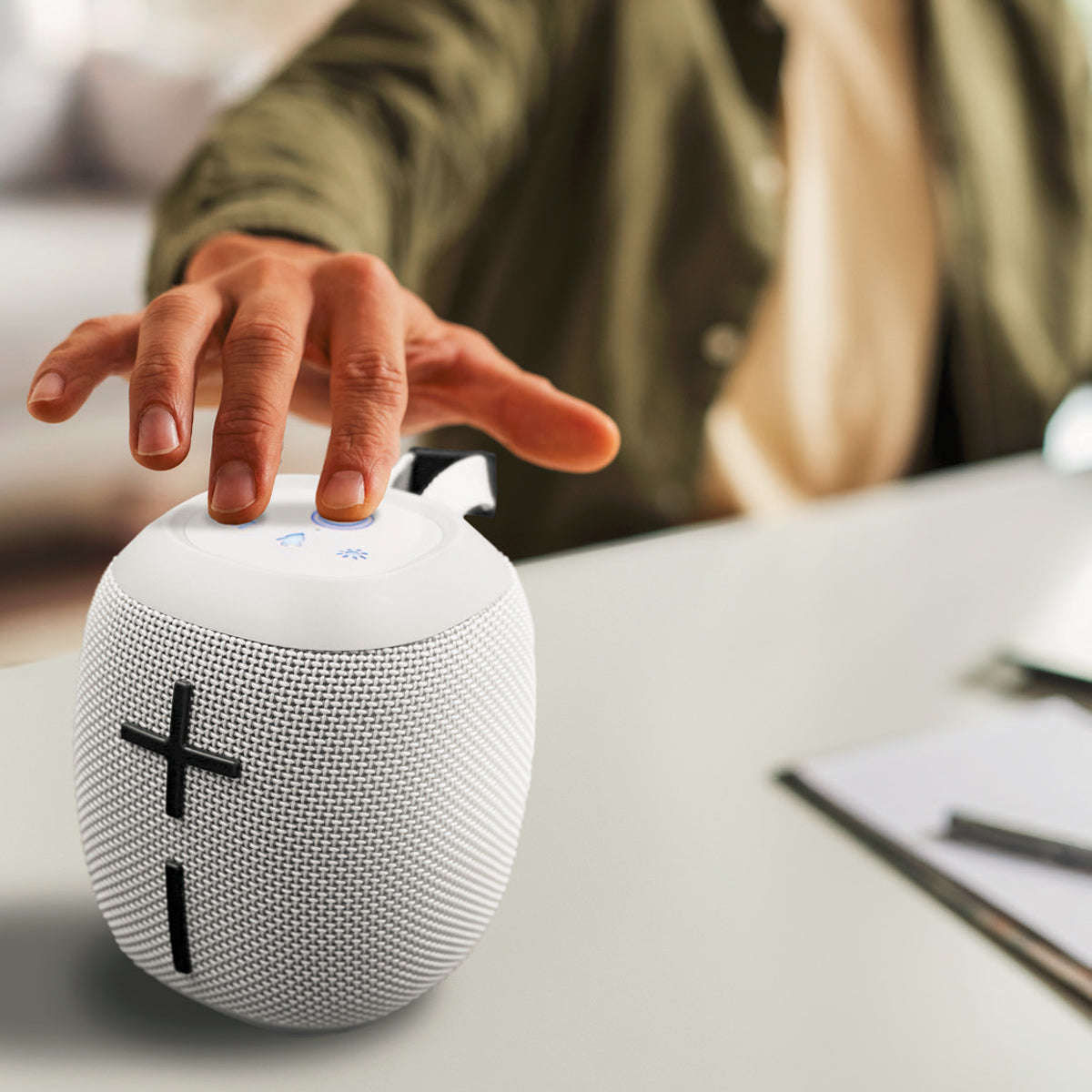 Polartec Echo Bluetooth Speaker  Portable 8W Wireless Speaker with Bluetooth 5.3 & TWS