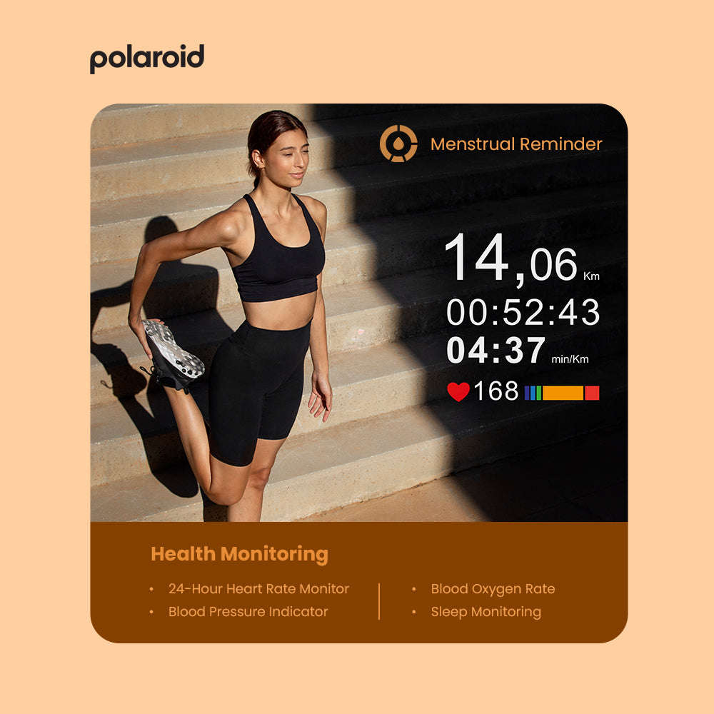Polaroid Pulse GPS Smartwatch Black