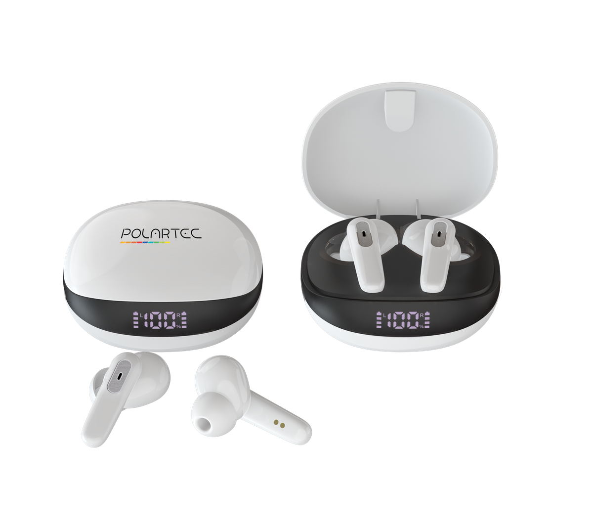 Polartec Noise Cancelling TWS Earbuds  Bluetooth 5.0 Wireless Earbuds with Active Noise Cancel...